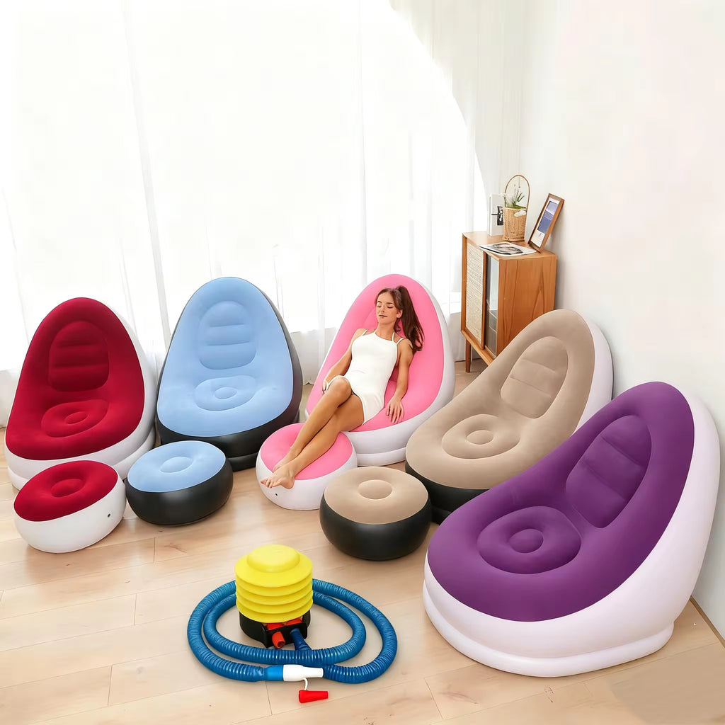 🪑 FAUTEUIL GONFLABLE CONFORT PREMIUM 🪑