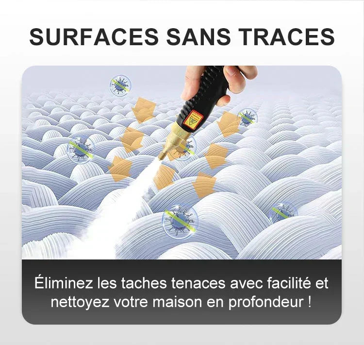 📢Durée limitée 50% de réduction✨2500W Nettoyeur à Vapeur à Haute Température Pressurisée Portatif✨