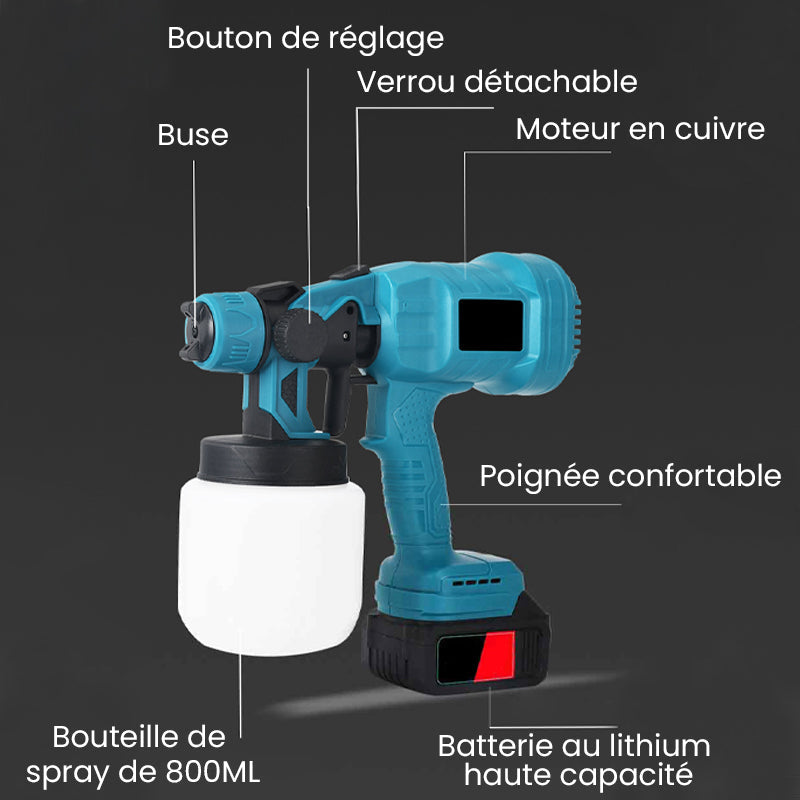 💥 OFFRE À DURÉE LIMITÉE : 50 % DE RÉDUCTION ! 🔥 Pulvérisateur électrique sans fil – Puissant, léger & livraison gratuite ! 🚀