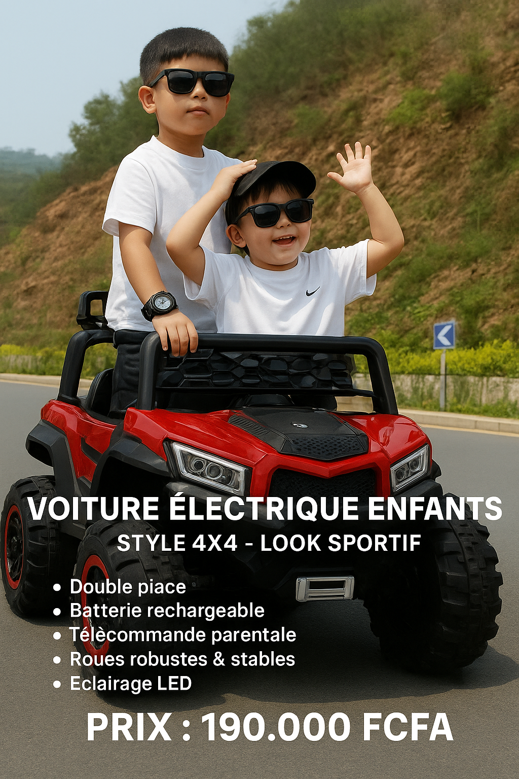 🚗✨ Offrez à votre enfant l’aventure qu’il n’oubliera jamais !