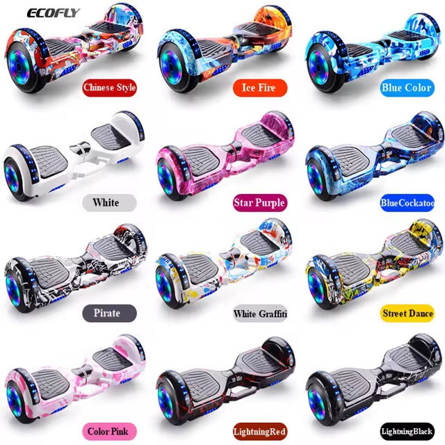 🚀 Hoverboard Électrique Camouflage Bleu – Style & Sensation de Glisse ! 🛹✨