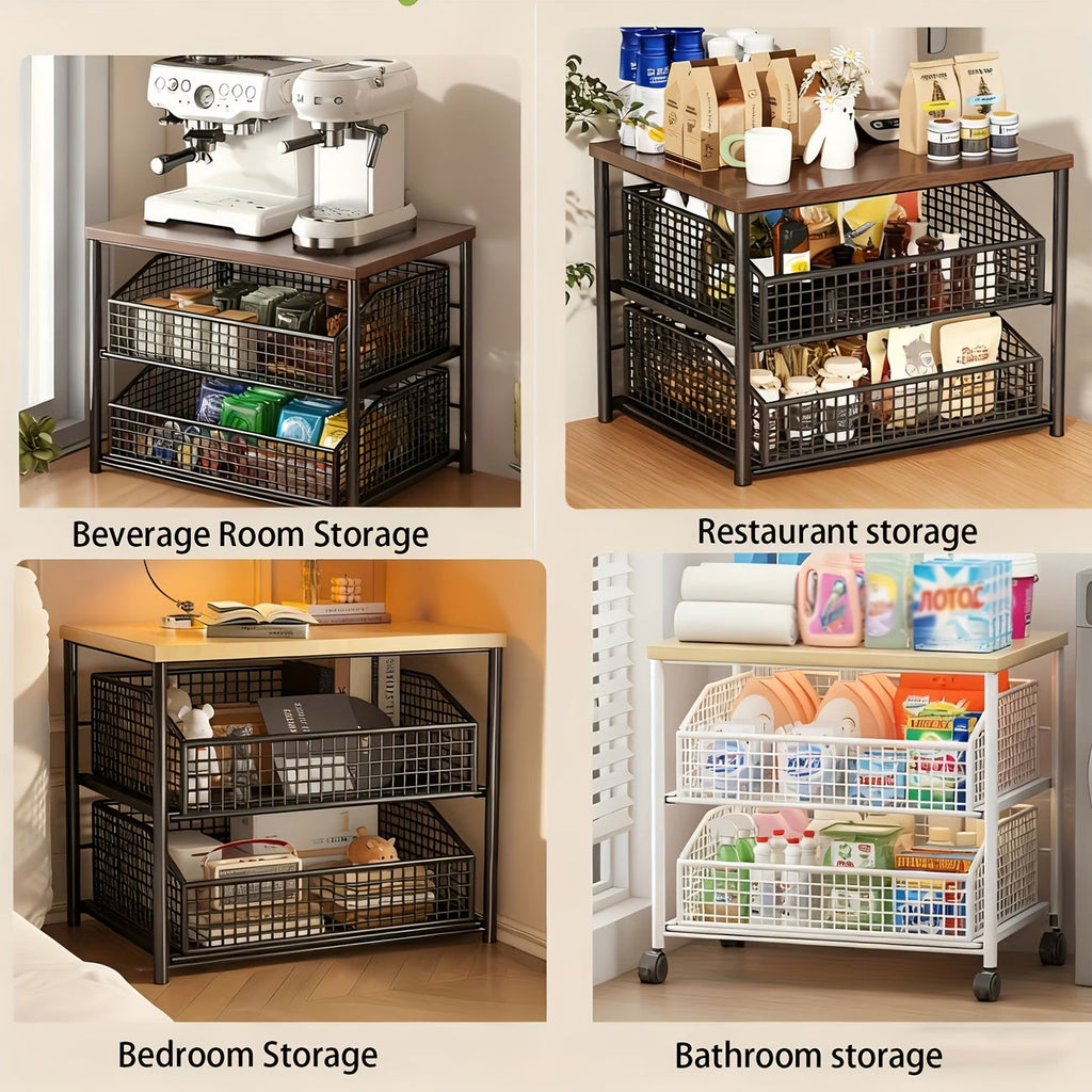 SpaceRack™ Organisateur Multi-Couches Compact