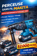 🛠 PERCEUSE SANS FIL MAKITA 199V – PUISSANCE PROFESSIONNELLE !