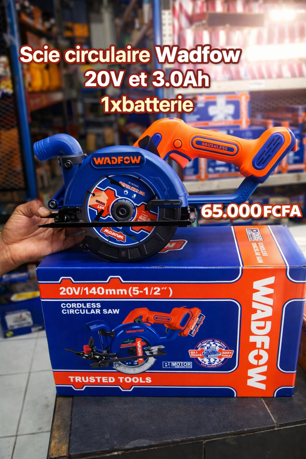 🟠 SCIE CIRCULAIRE SANS FIL WADFOW – PUISSANCE & PRÉCISION 🟠🔵