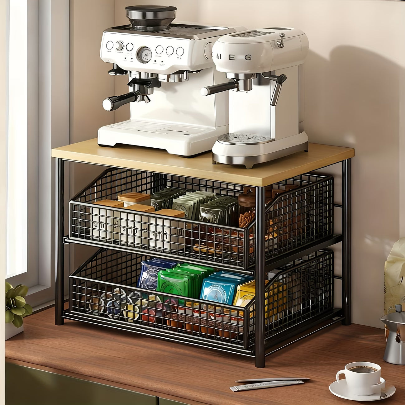 SpaceRack™ Organisateur Multi-Couches Compact