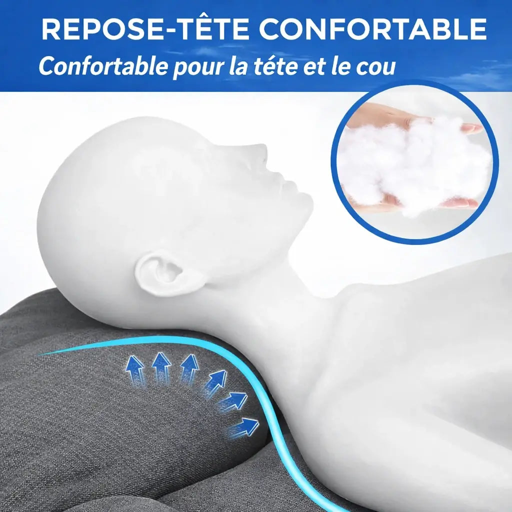 Lit de camping pliant confort – 250 kg