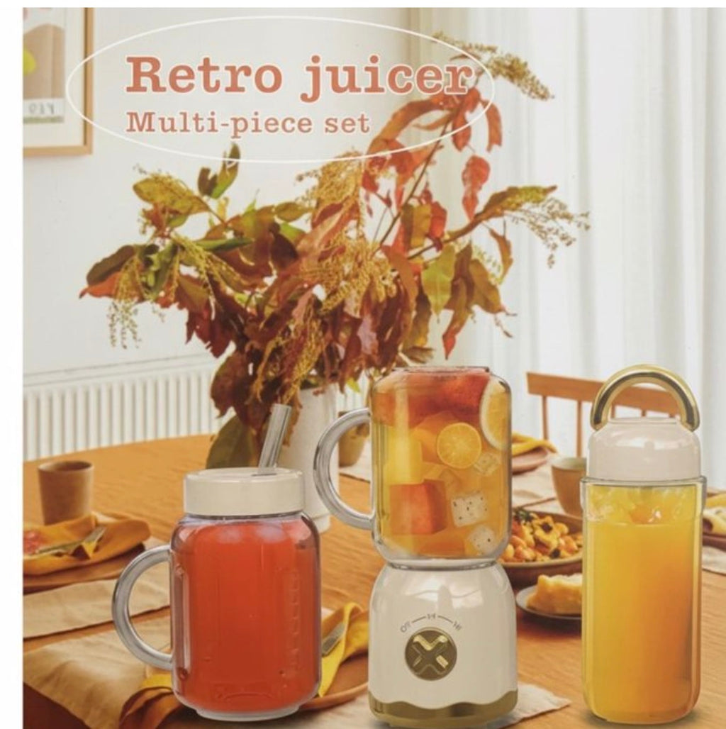 🍊 BLENDER / JUICER RÉTRO MULTIFONCTION 🍹