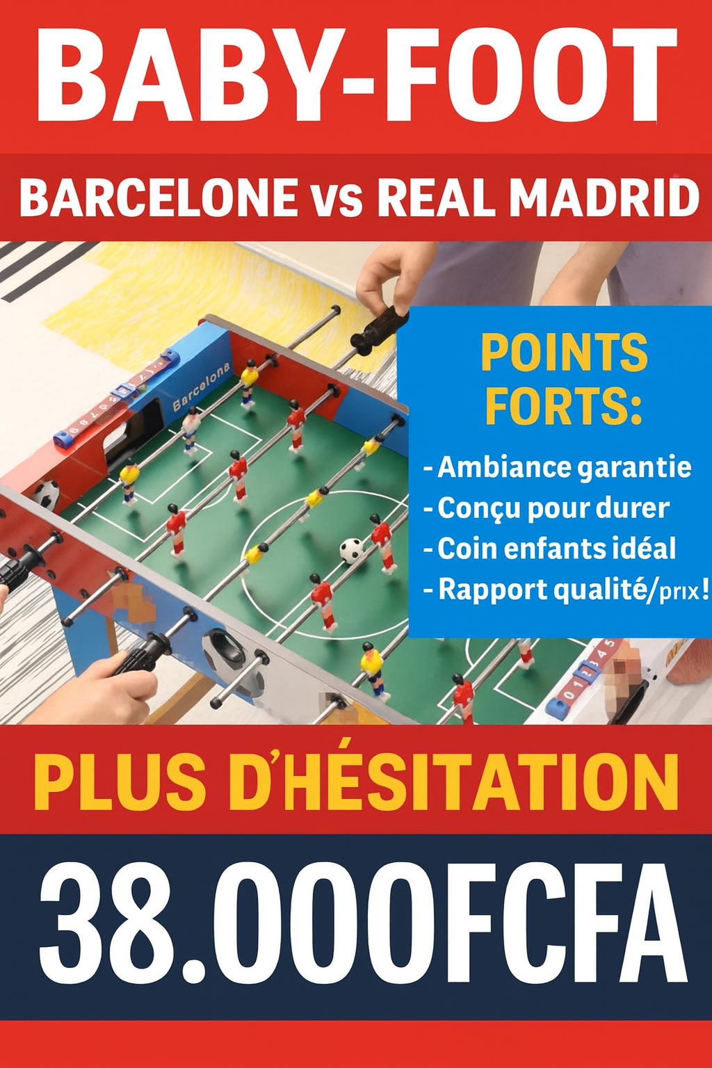 BABY-FOOT POUR LA NOËL