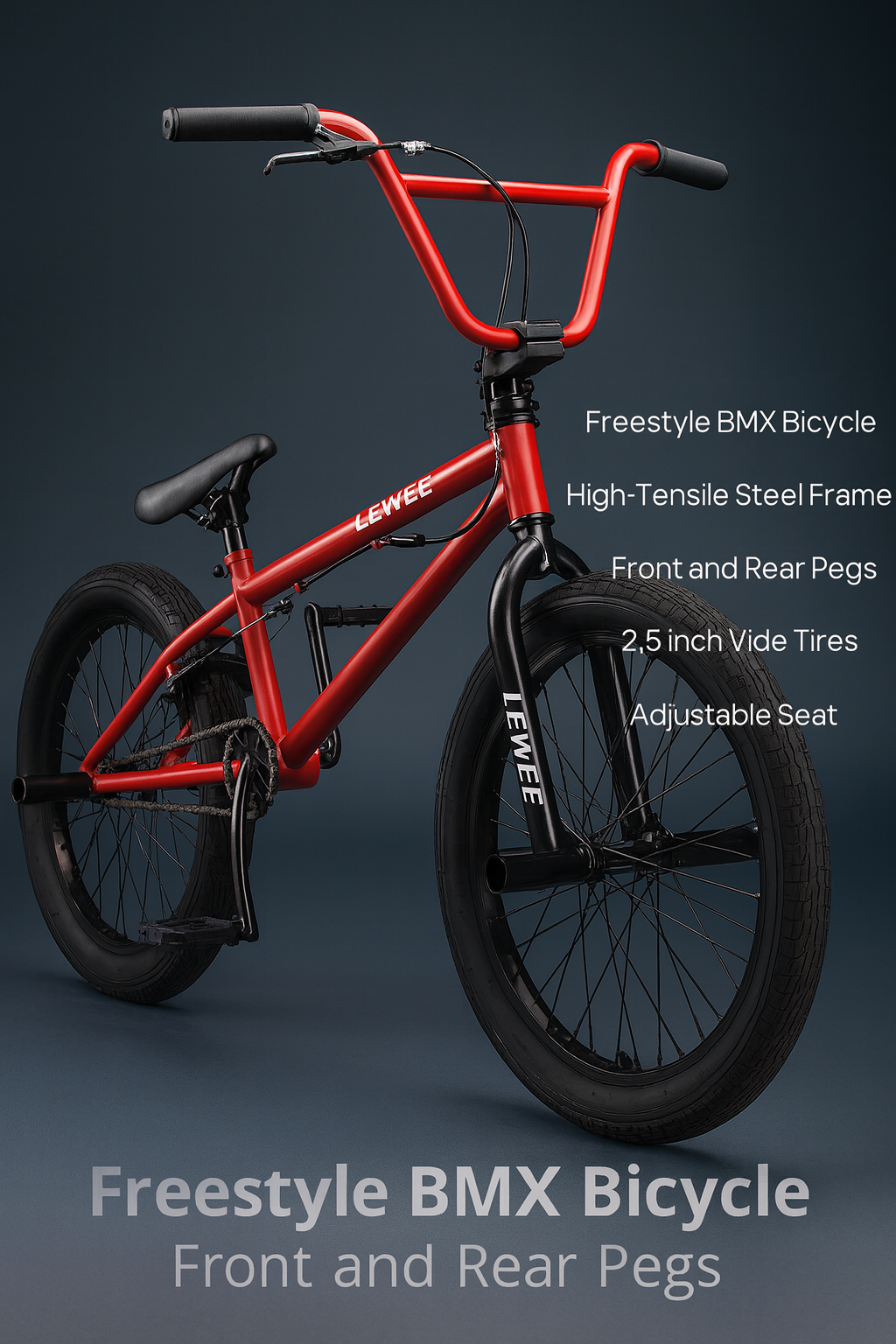 Nouveau BMX LEWEE – pour les amateurs de freestyle et de sensations.