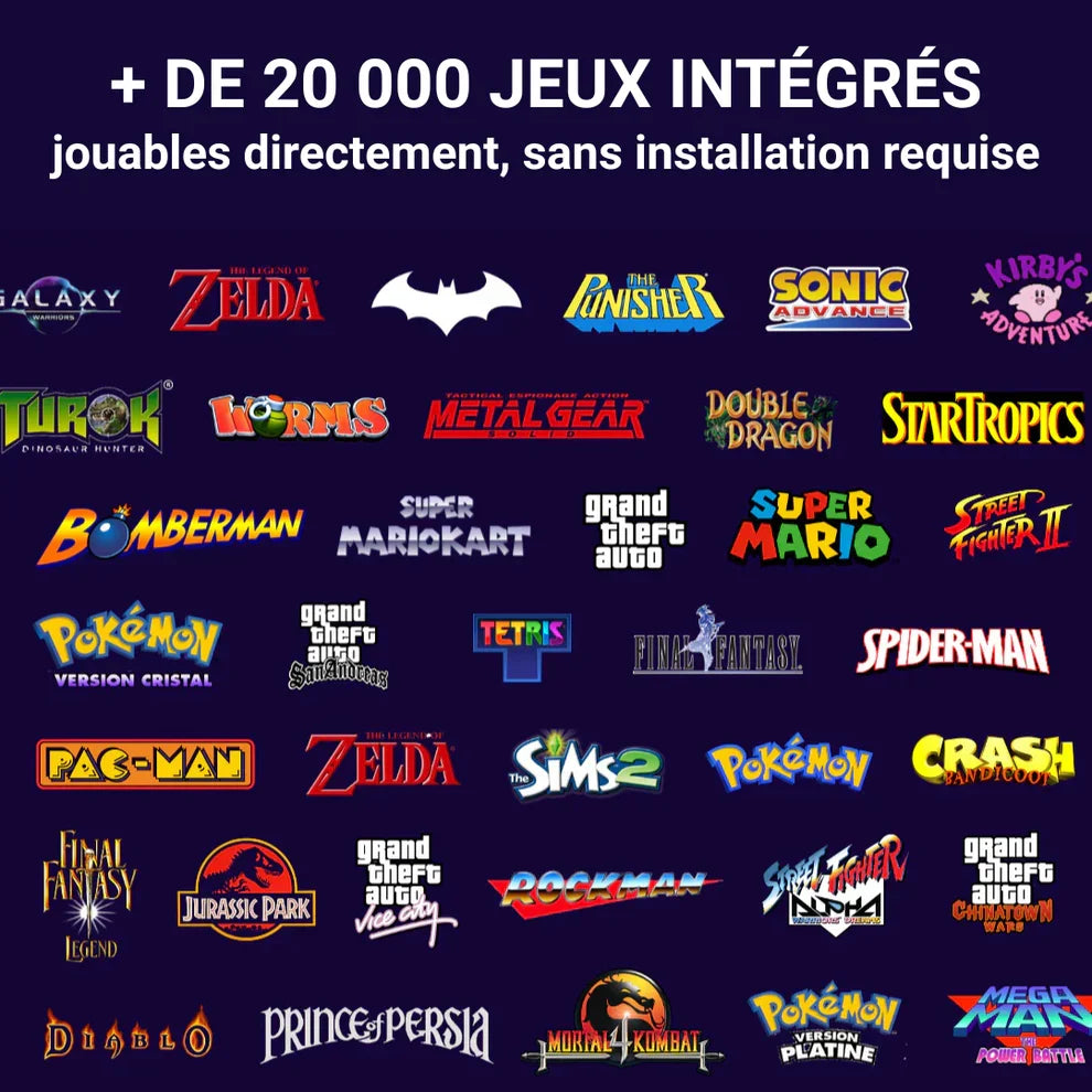 Console de jeu portable RETRO