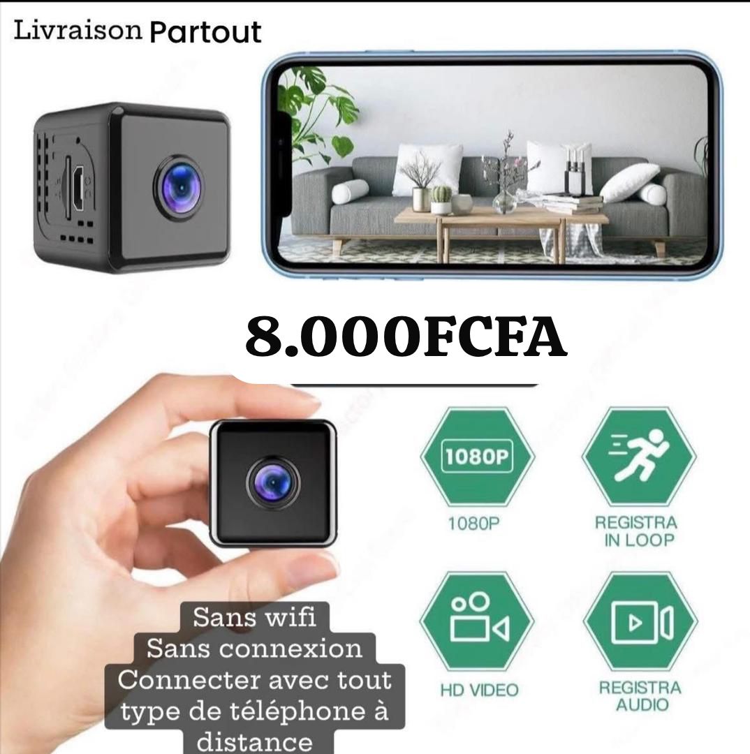 🔥🔥🎥 Mini Caméra sans wifi sans connexion nouvelle technologie HD pour surveillance à distance permanente 24h/24 pas besoin de connexion internet. 🔥🔥🔥
