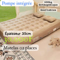 🛏️ Matelas Gonflable Orthopédique pompe intégrée– 2 Places 🌟