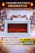 🔥 CHEMINÉE ÉLECTRIQUE DÉCORATIVE SP-50 🔥