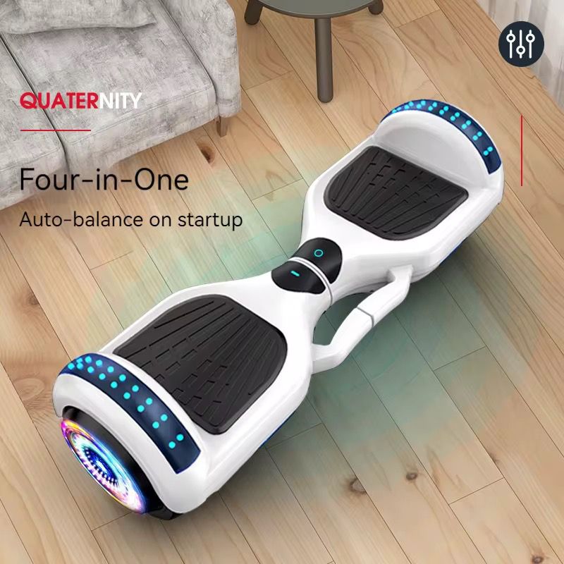 hoverboard connecté au design graffiti