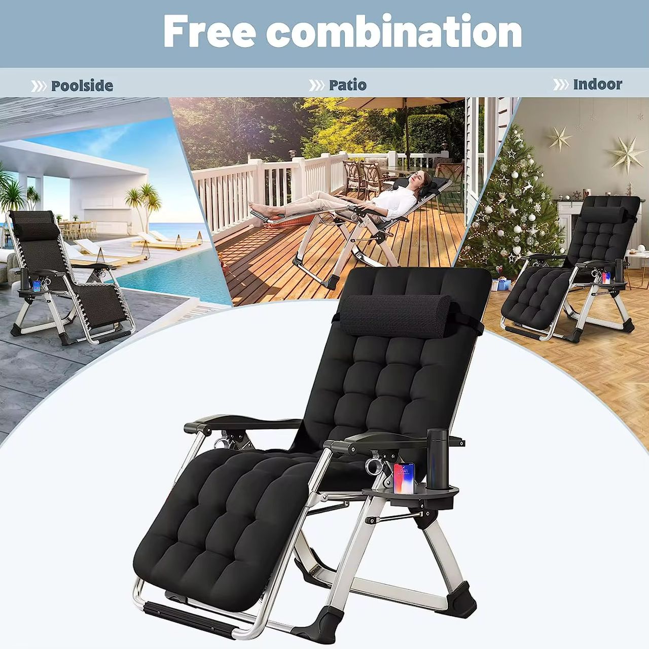 SUPER CHAISE PLIANTE AMÉRICAINE