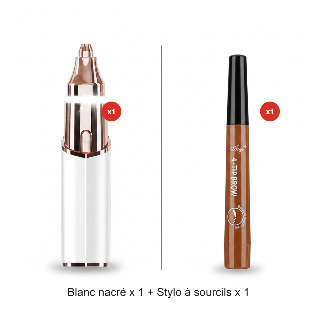 🥳2026 HOT SALE🥳💞50K+ SOLD!🌸Épilateur facial et tondeuse à sourcils 2 en 1