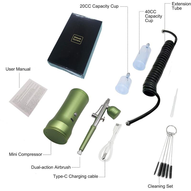 Kit aérographe électrique avec compresseur