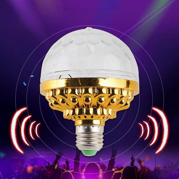 Lumière boule disco rotative colorée