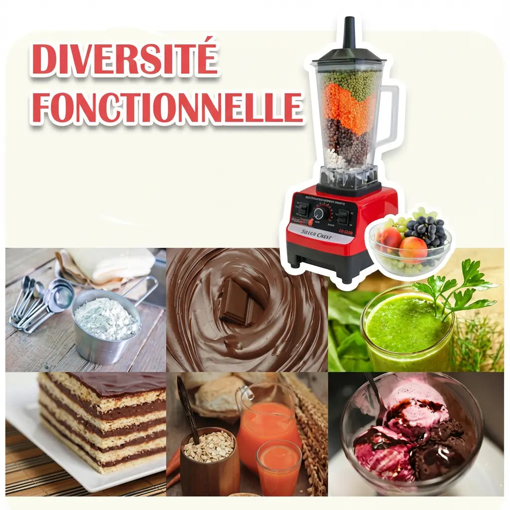 BLIX™ Mixeur Blender 2 en 1 4500W