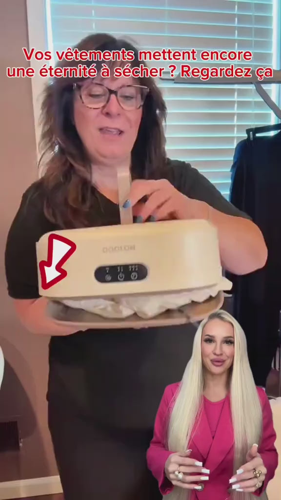 🔌 SÈCHE-LINGE ÉLECTRIQUE PORTABLE