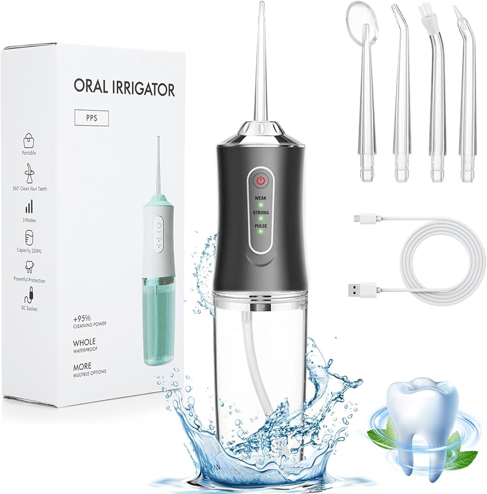 Hydropulseur Dentaire Rechargeable 🦷✨
