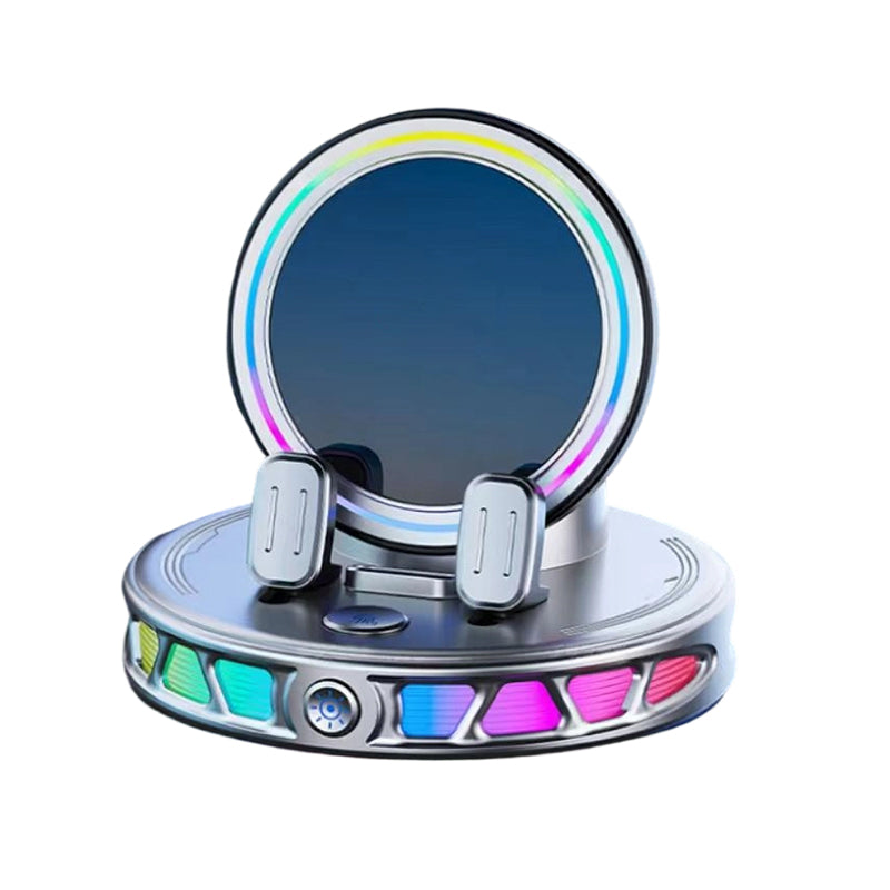 📱 Support RGB pour téléphone portable ✅ Fixation automatique et recharge sans fil | Conduite en toute sécurité d'une seule main 🚗